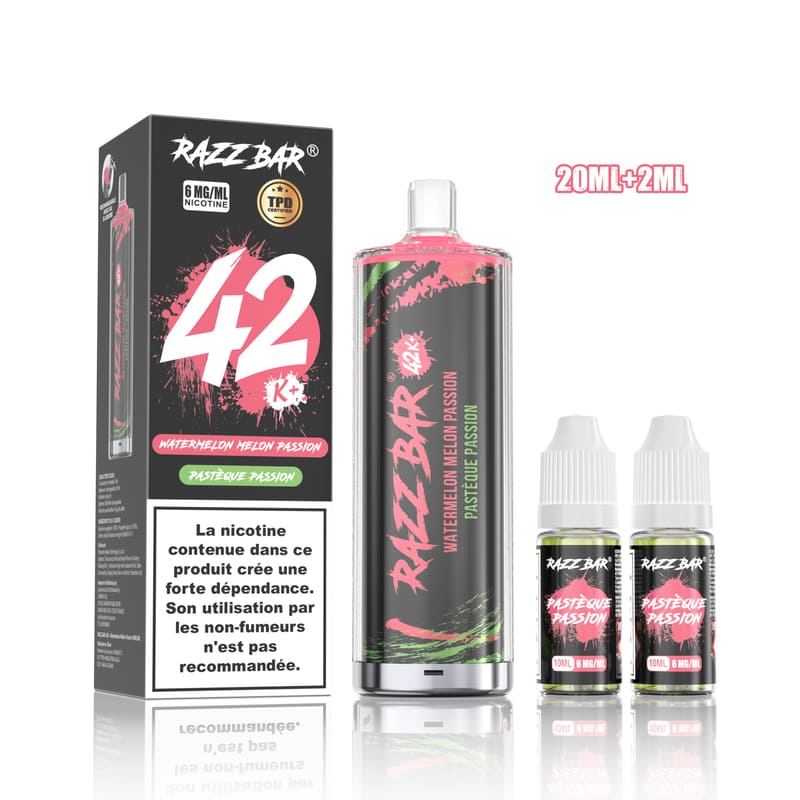 Kit Razz Bar 42K 6mg