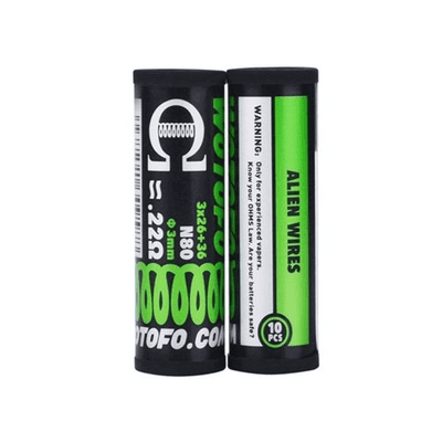 WOTOFO Coils Prémontés Ni80 Alien Wire 26Gx3+36G / 0.22Ω 10 pcs | VAPEVO