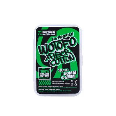 WOTOFO Xfiber Cotton For Profile 10 pcs 6mm | VAPEVO