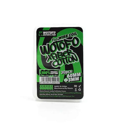 WOTOFO Xfiber Cotton For Profile 30 pcs 3mm | VAPEVO