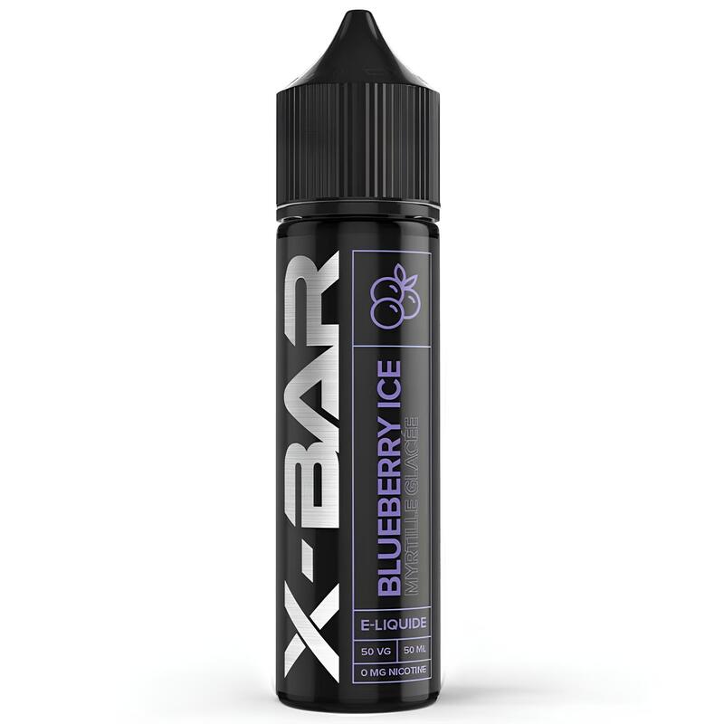 X-BAR Blueberry Ice - E-liquide 50ml-0 mg-VAPEVO