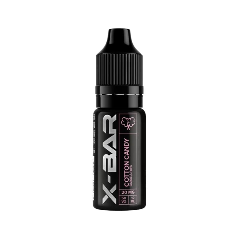 X-BAR Cotton Candy - Sel de nicotine 10ml-10 mg-VAPEVO