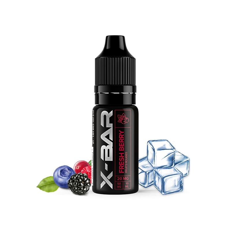 X-BAR Fresh Berry - Sel de nicotine 10ml-VAPEVO
