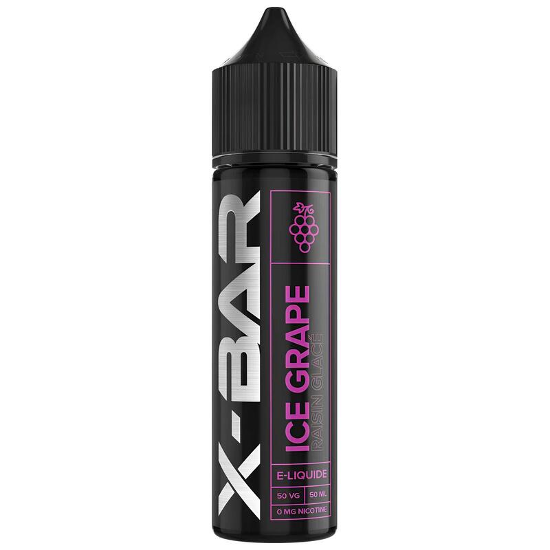 X-BAR Ice Grape - E-liquide 50ml-0 mg-VAPEVO