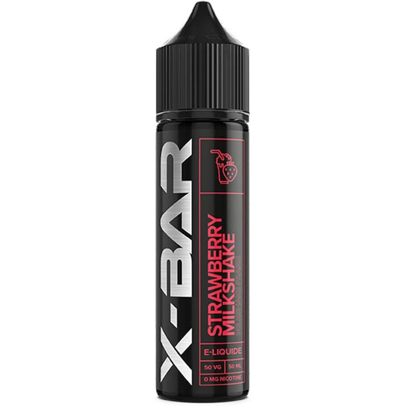 X-BAR Strawberry Milkshake - E-liquide 50ml-0 mg-VAPEVO