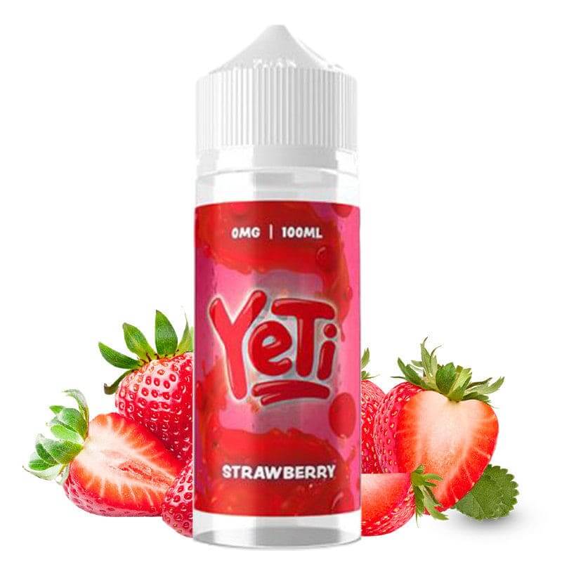 YETI - Strawberry - E-liquide 100ml-0 mg-No Ice-VAPEVO